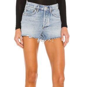 Agolde Parker vintage cut off shorts, size 26, blue